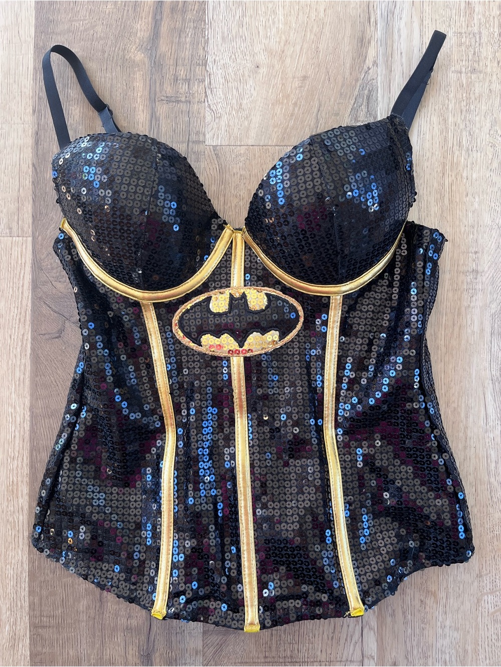 Batman Sequins Corset